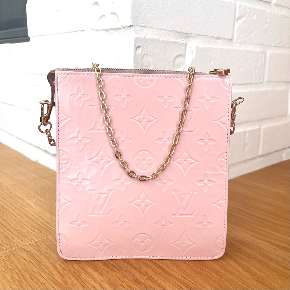 Louis Vuitton Authentic Custom Pink Mott Shoulder Bag - Picture 2 of 14